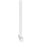 Ekena Millwork Portland Architectural Grade PVC Gable Bracket, 108"W x 58 1/2"H x 4"D x 4"F, 13/12 Pitch GBP108X59X0404POR00 - alternate 3